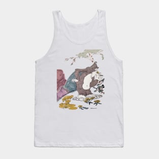 Large Feet Color Portrait Tank Top